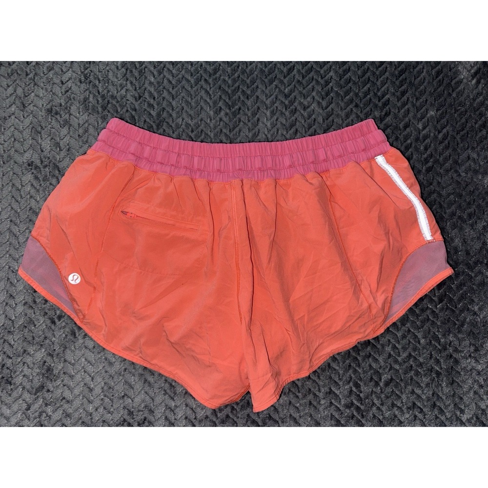 Lululemon Women's  Hotty Hot Short 2.5" Lined Neon Coral Size 10